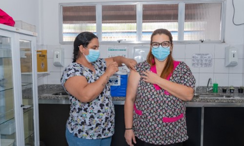 Profissionais de Saúde participam de campanha de vacinação em Porto Real